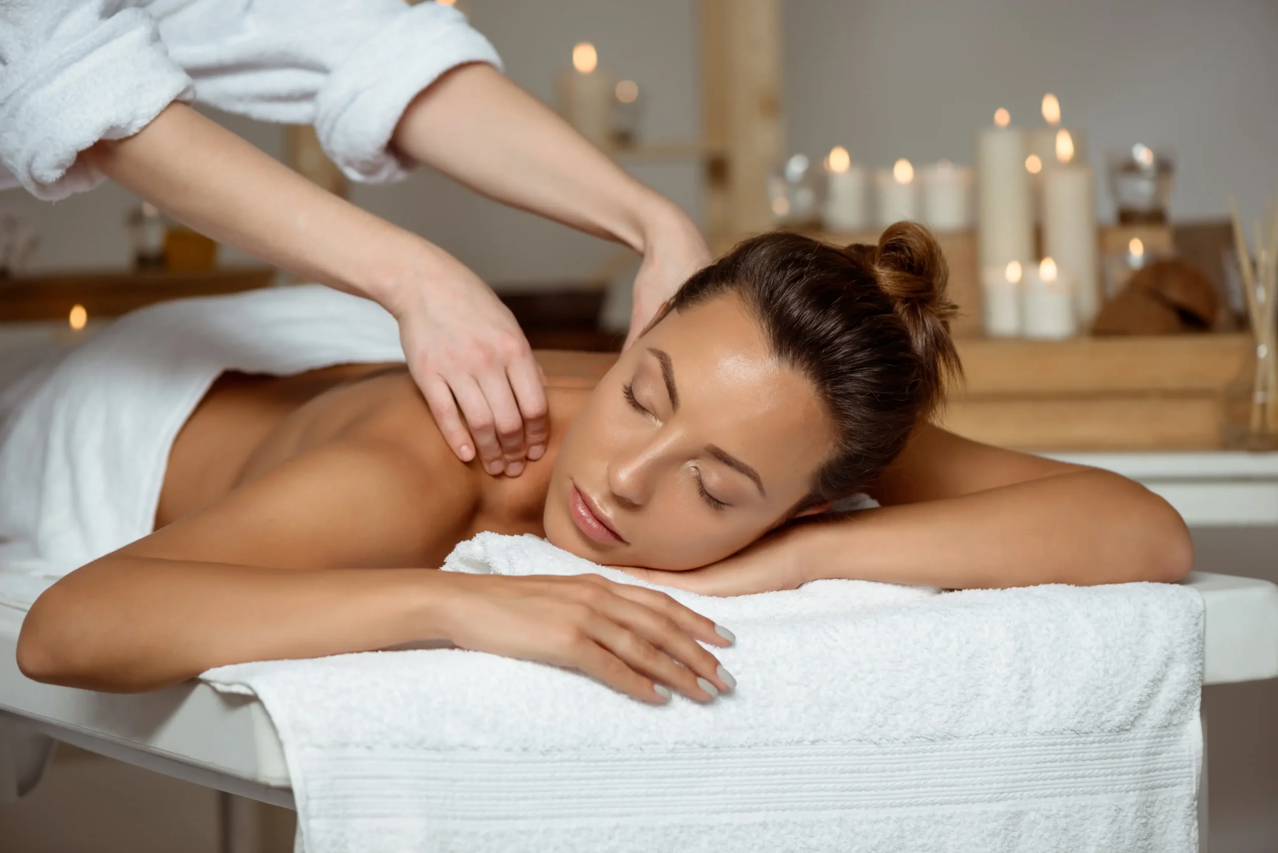 relaxing massage room