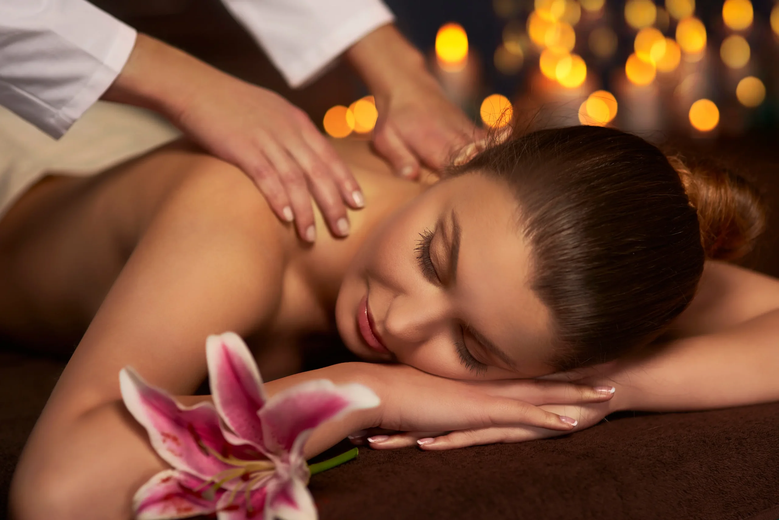 Massage therapy session