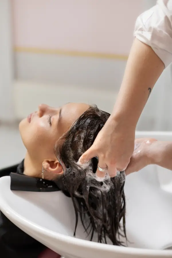 Skincare treatment setup